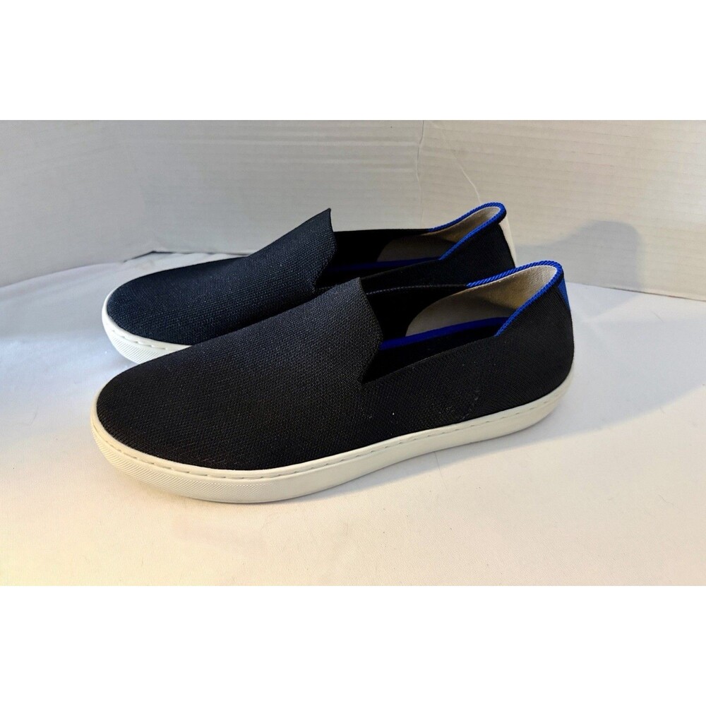 Rothy's The Original Black Slip-On Sneakers Women's Size 9.5 Machine Washable
